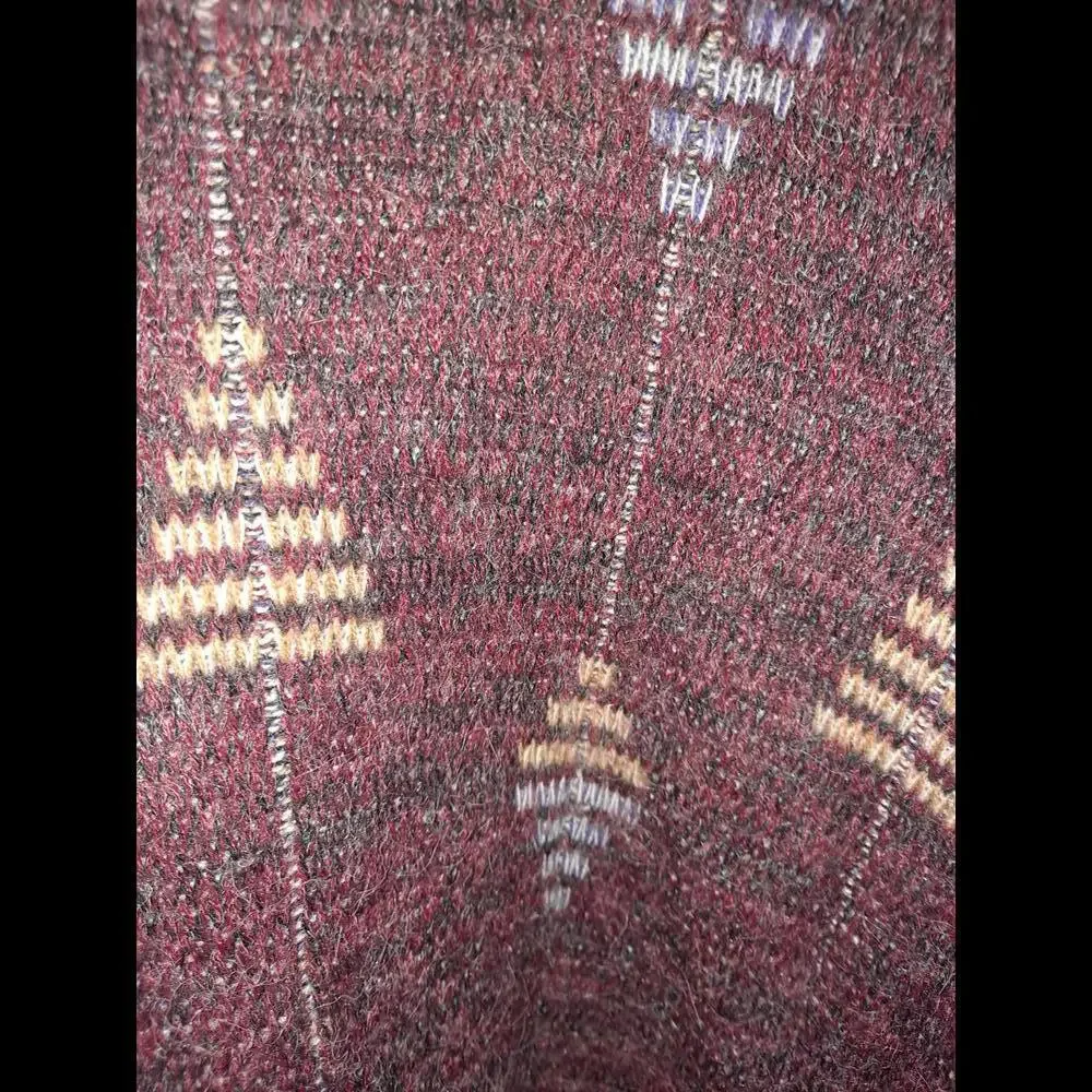 Vintage VTG McGregor Maroon with Tree Design Crew Neck Sweater Size‎ Large